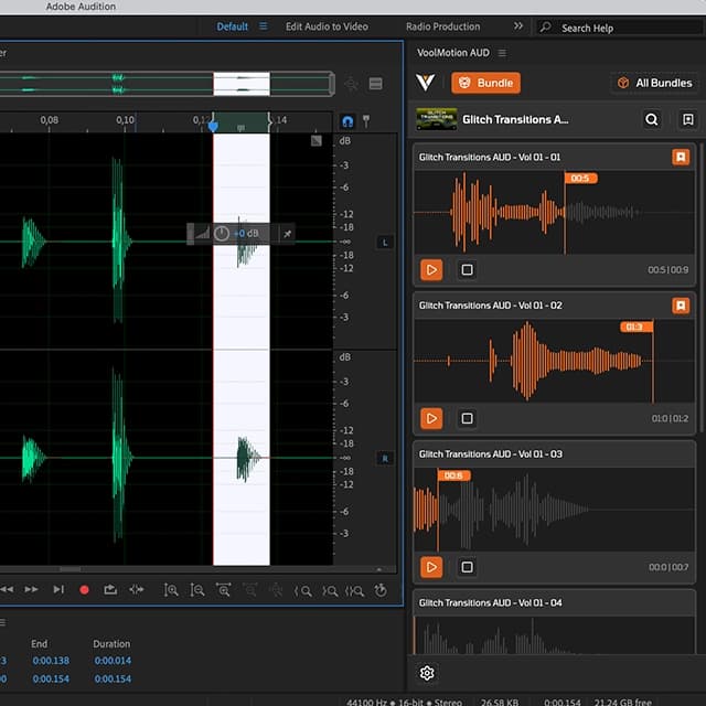 Audition smart tools